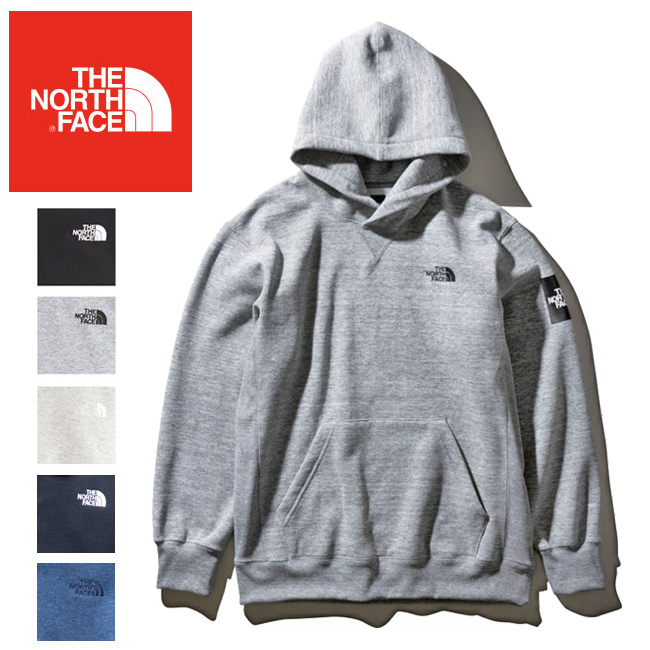 the north face square logo hoodie