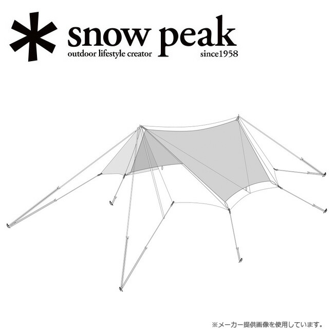 楽天市場】○Snow Peak スノーピーク TAKIBIタープ オクタ インナー