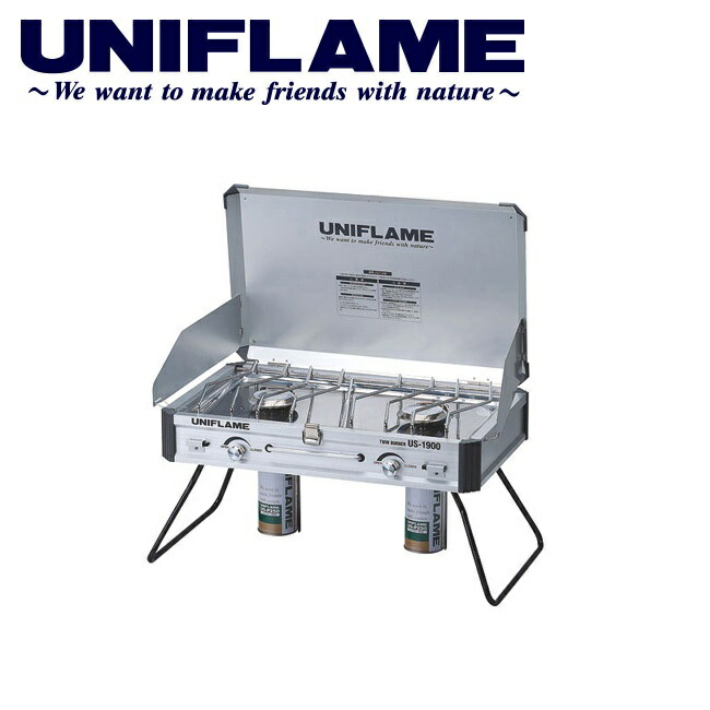 UNIFLAME アウトドアカセットコンロ 2バーナー　US-2400 Amazon.co.jp: UNIFLAME 610350 2023 Model LTD Camping Two