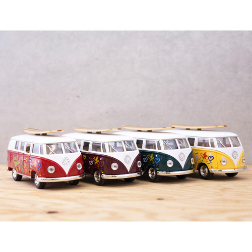楽天市場】ミニカー 1/24 1962 ワーゲン タイプ2 バス 赤 アーリーバス