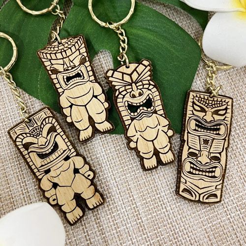楽天市場】キーホルダー ハワイ ティキ TIKI キーリング