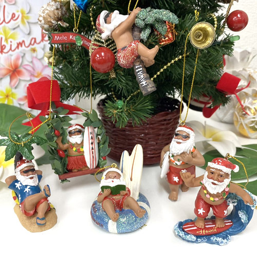 楽天市場】アロハ サンタ クリスマス オーナメント 飾り インテリア