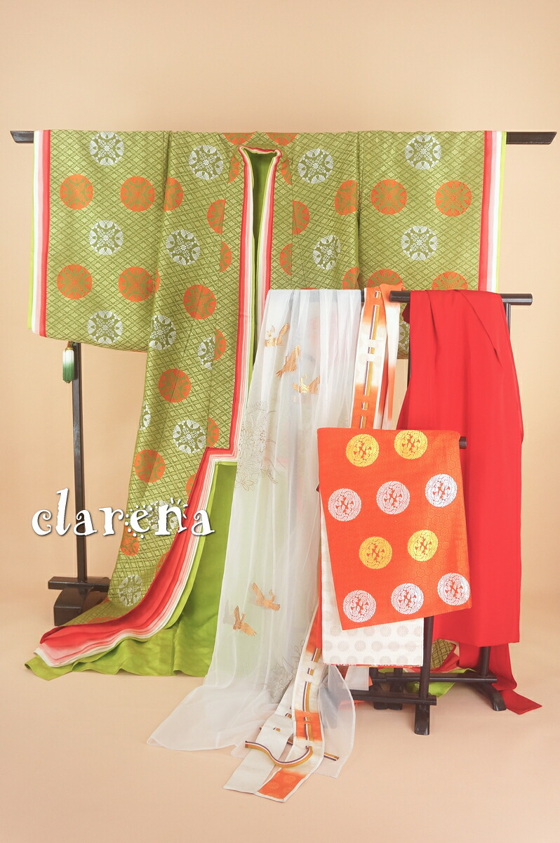 楽天市場 売切れ御礼 十二単 花嫁和装セット Clc Kimono 2127 Used品 中古 和装 着物 女性 打掛 フォーマルドレスメンズ クラレナ