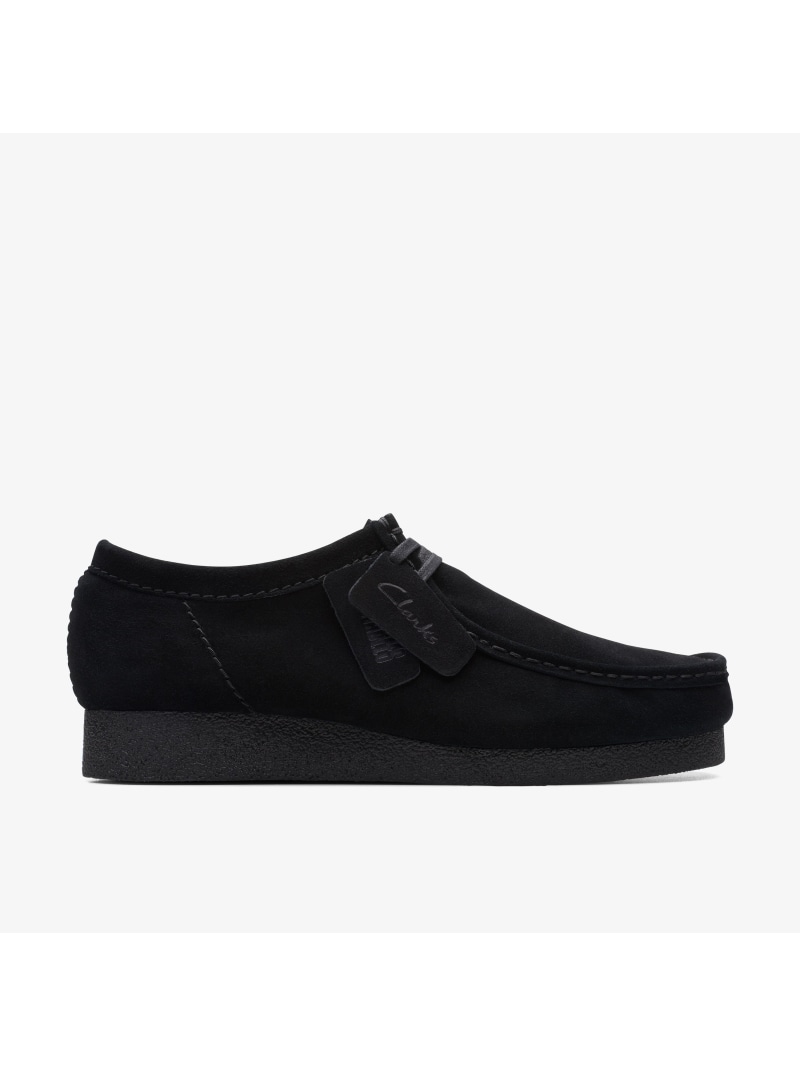 WallabeeEVO WP Clarks クラークス シューズ・靴 モカシン・デッキシューズ 黒いこと【貨物輸送無料】[ Fashion]
