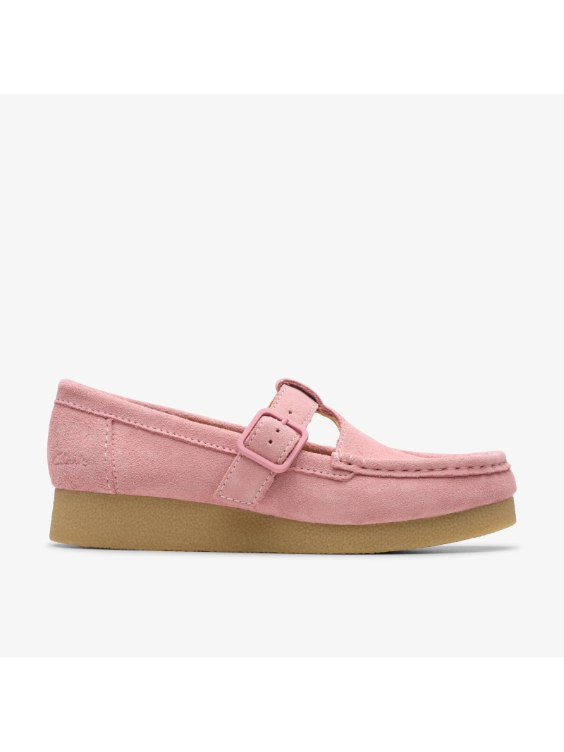 WallabeeEVOBar Clarks クラークス シューズ・靴 モカシン・デッキシューズ ピンク【送料無料】[ Fashion]