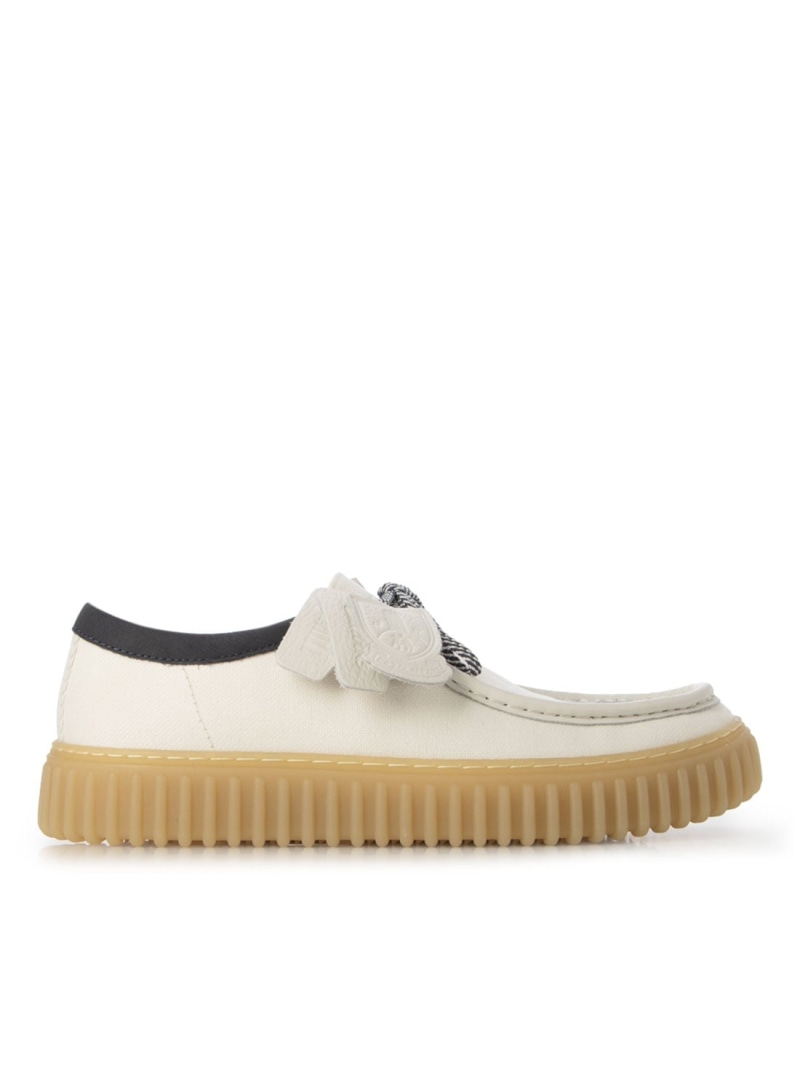 Torhill Lo Clarks クラークス シューズ・靴 モカシン・デッキシューズ 白いこと【貨物輸送無料】[ Fashion]