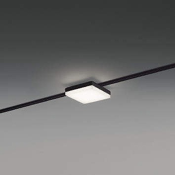 コイズミ SOLID レール用ベースライト スクエア形 ブラック LED（白色） AH51770｜照明 おしゃれ 家具 通販 クラセル 18,795円