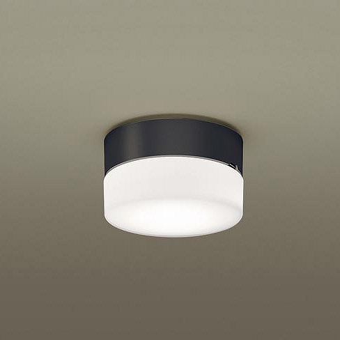 パナソニック 軒下用シーリングライト ブラック LED（温白色） 拡散 XLGE5015CE1