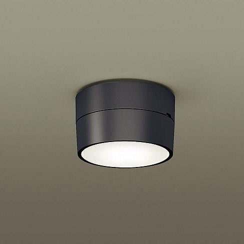パナソニック 軒下用シーリングライト ブラック LED（電球色） 拡散 XLGE5114CE1
