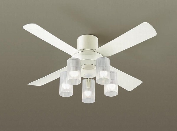 パナソニック シーリングファン ～10畳 ホワイト LED（電球色） XS80012F