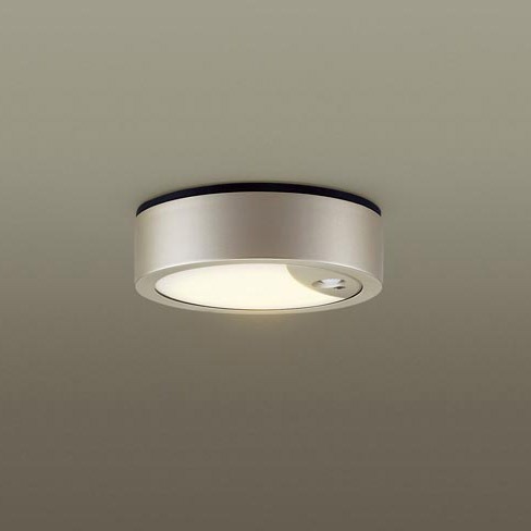 パナソニック FreePa 軒下用シーリングライト センサー付 プラチナ LED(電球色) 拡散 LGWC51543LE1