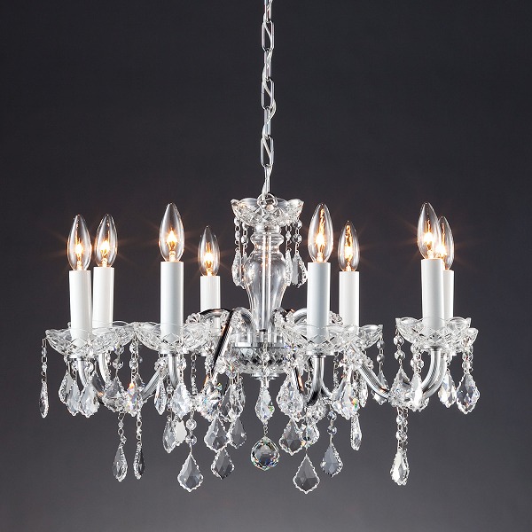 シャンデリア　シャビーシック 楽天市場】シャビーシック Style 6灯 シャンデリア クリスタル