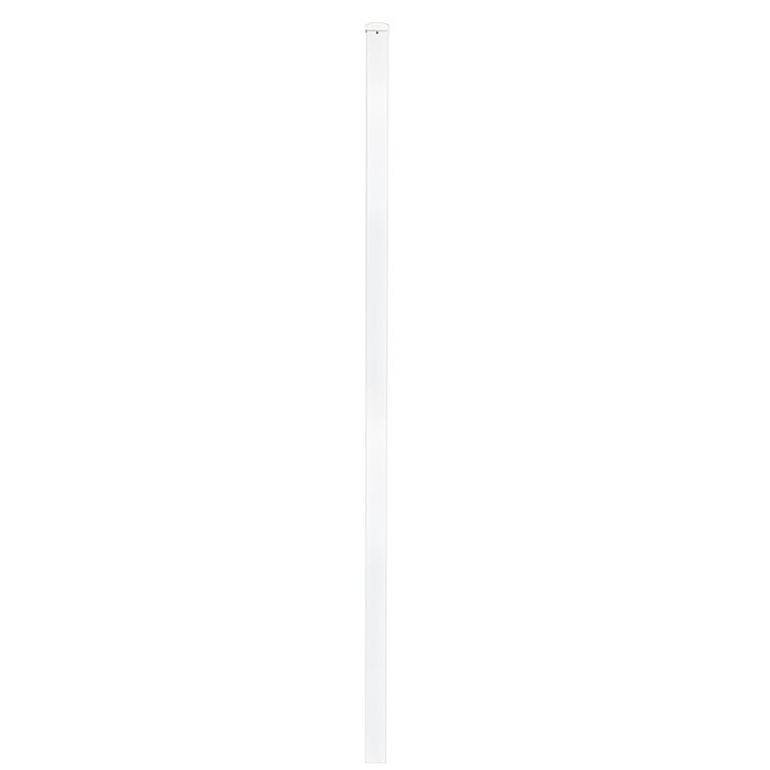【メーカー直送】 アルミポスト 分割型 60角×2100mm ホワイト 単品 4524804133963 ラティスフェンス 支柱 連結 庭 DIY [ビス・金具別売]