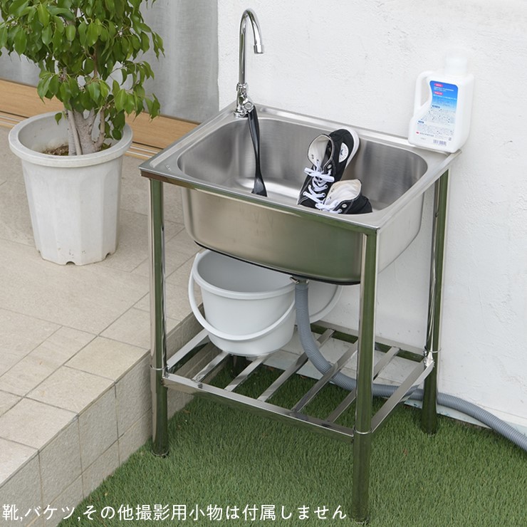 楽天市場】屋外用ステンレス流し台 流し台 アウトドア流し台