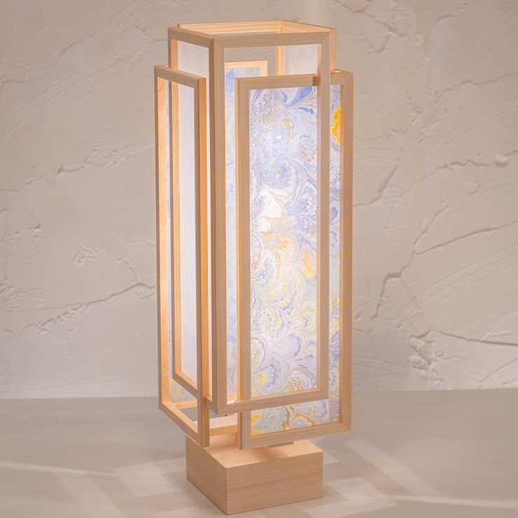 【メーカー直送】 【P10倍】 新洋電気 Marmo 和風スタンドライト 白熱灯 MOS04-Ac 和室 照明 強化和紙 ワーロン素材 おしゃれ 日本製 国産 木製