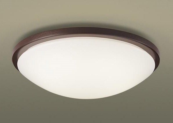 小型シーリングライト LED（温白色） 拡散 ウォールナット φ400 パナソニック LGB52618LE1 天井照明 廊下 内玄関｜照明 おしゃれ 家具 通販 クラセル