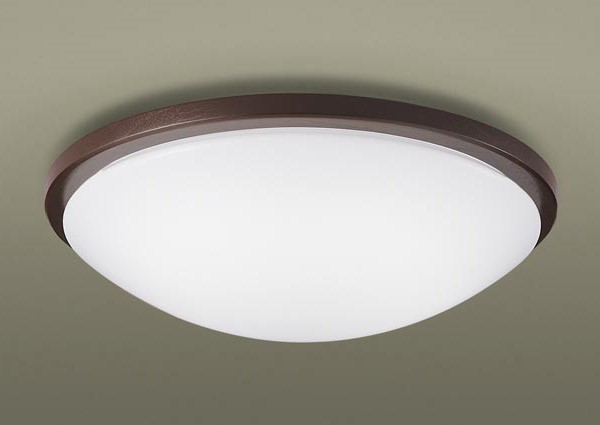 小型シーリングライト LED（昼白色） 拡散 ウォールナット φ400 パナソニック LGB52637LE1 天井照明 廊下 内玄関