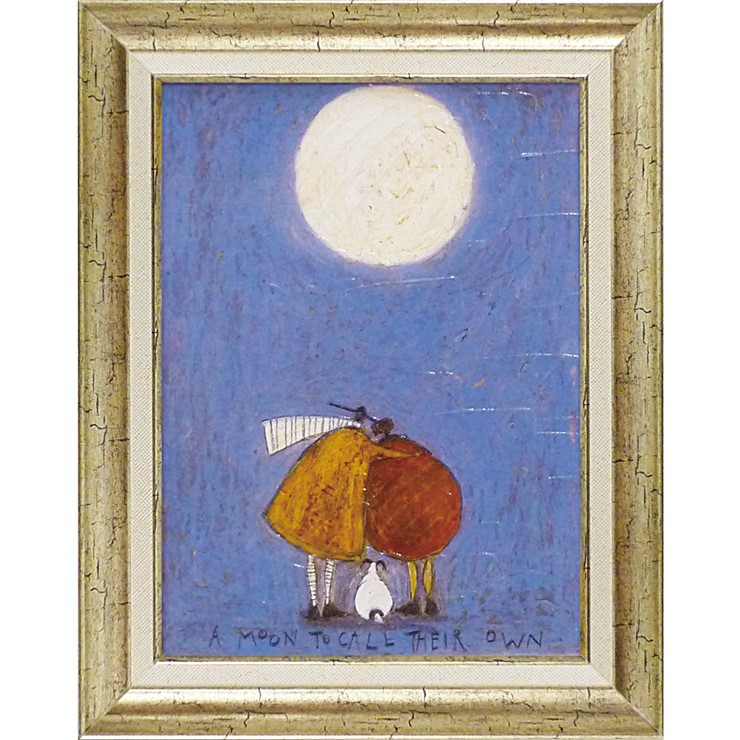 絵画 版画 額縁 おしゃれ サム トフト「月夜のふたり」 ST-08008