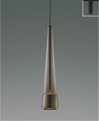 コイズミ ペンダントライト ブラウン LED(電球色) 220lm AP57283