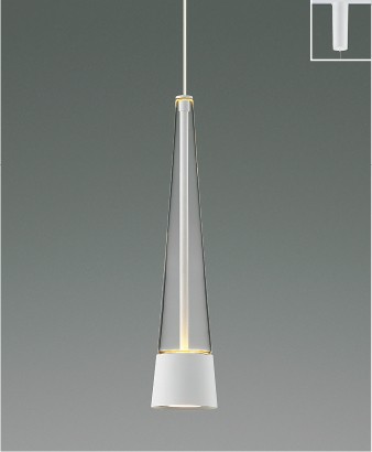 コイズミ ペンダントライト ホワイト LED（電球色） 240lm AP57291