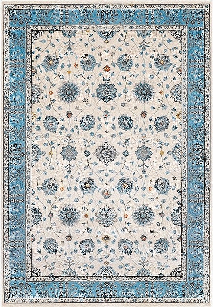 【メーカー直送】 カーペット ラグ マット 240×240cm 約4.5畳 アイボリー おしゃれ・防炎・ホットカーペット対応・床暖房対応・ウィルトン織織・遊び毛が出にくい・お掃除ロボット対応・トルコ製 3480 ラグナ Prevell|照明 おしゃれ 家具 通販 クラセル