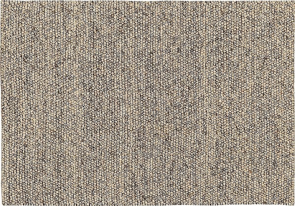 【メーカー直送】 カーペット ラグ マット 190×240cm 約3畳 01_ダークグレー おしゃれ・防炎・ホットカーペット対応・床暖房対応・インド製 5441 マシュー Prevell