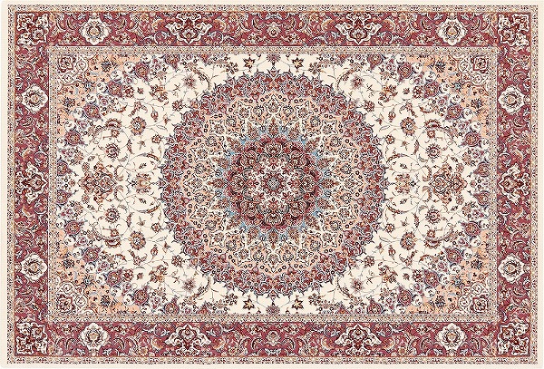 【メーカー直送】 カーペット ラグ マット 240ｘ240cm 約4.5畳 1333/IVO おしゃれ・防炎・ホットカーペット対応・床暖房対応・メダリオンデザイン・高密度ウィルトン織・遊び毛が出にくい・エジプト製 381522400 コンセルト Prevell｜照明 おしゃれ 家具 通販 クラセル 43,803円