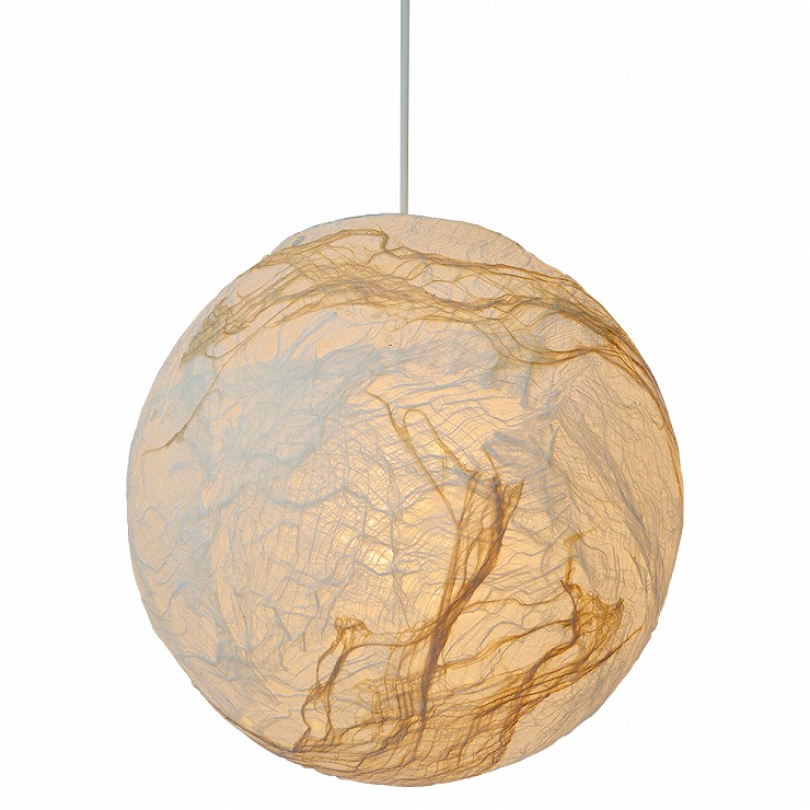 【メーカー直送】 和室 照明 和風ペンダントライト kozo(コーゾ) 和紙固め 楮固め 34cm ランプ別売 SPN1-1084 彩光デザイン