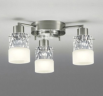 オーデリック 小型シャンデリア 3灯 LED 調色 調光 Bluetooth OC257175BR