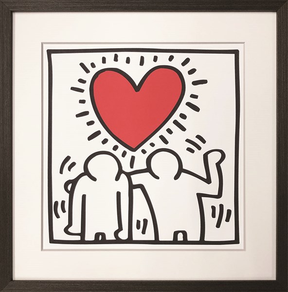 アートパネル キースヘリング Keith Haring Untitled (be mine) 1987 IKH-62512 壁掛け アートフレーム 絵画 アートポスター 額 北欧 モダン おしゃれ 玄関 リビング 14,058円