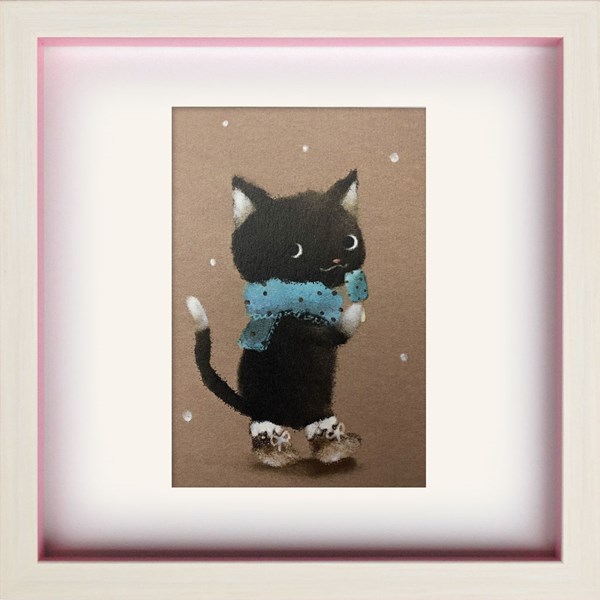 楽天市場】【スーパーSALE10％OFF】絵画 菜生(nao) 200シリーズ 猫 冬