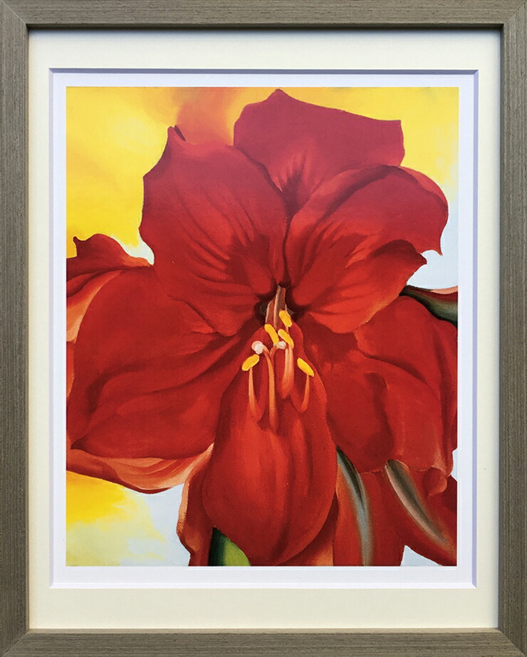 楽天市場】ジョージア・オキーフ RED POPPY,NO.VI,1928 絵画