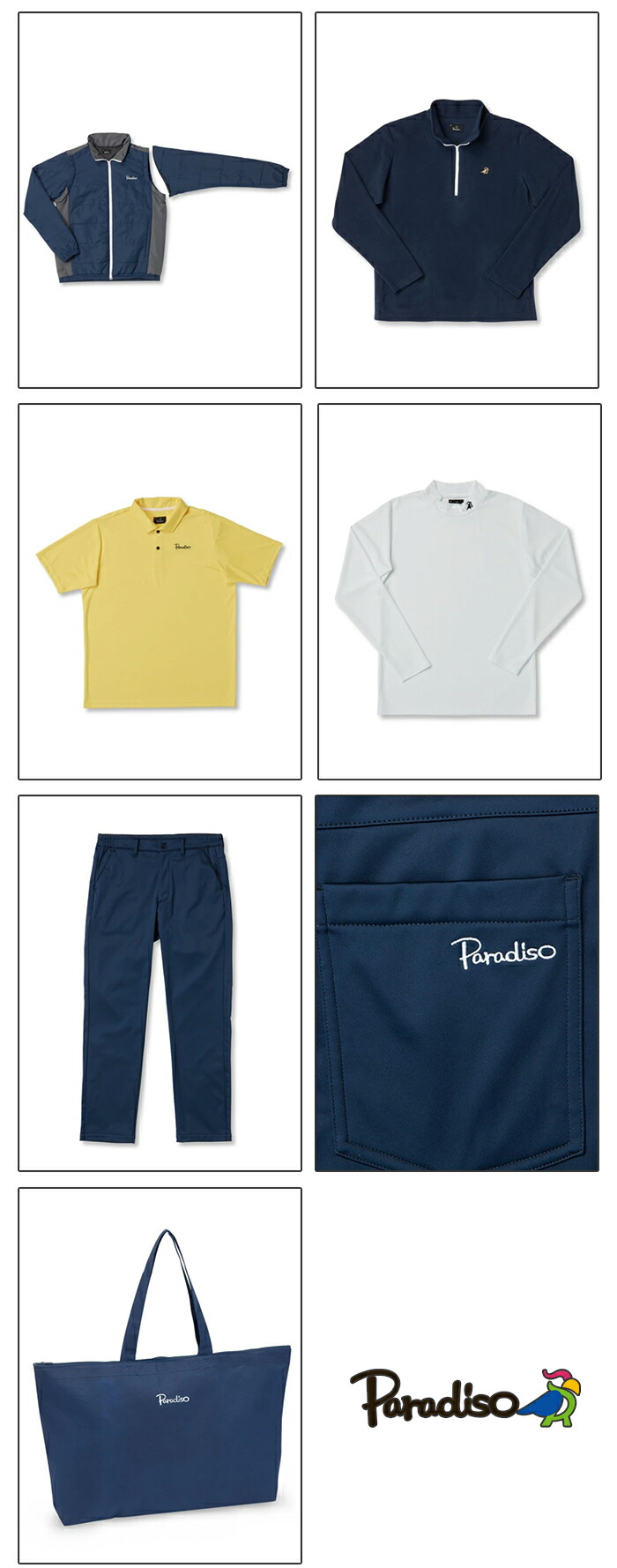Paradiso パラディーゾ FUKU3B 5点入り M L LL 3L BRIDGESTONE GOLF