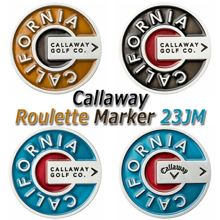 【楽天市場】キャロウェイ ルーレット マーカー Callaway Roulette Marker 23 JM ラウンド小物/ゴルフアクセサリー