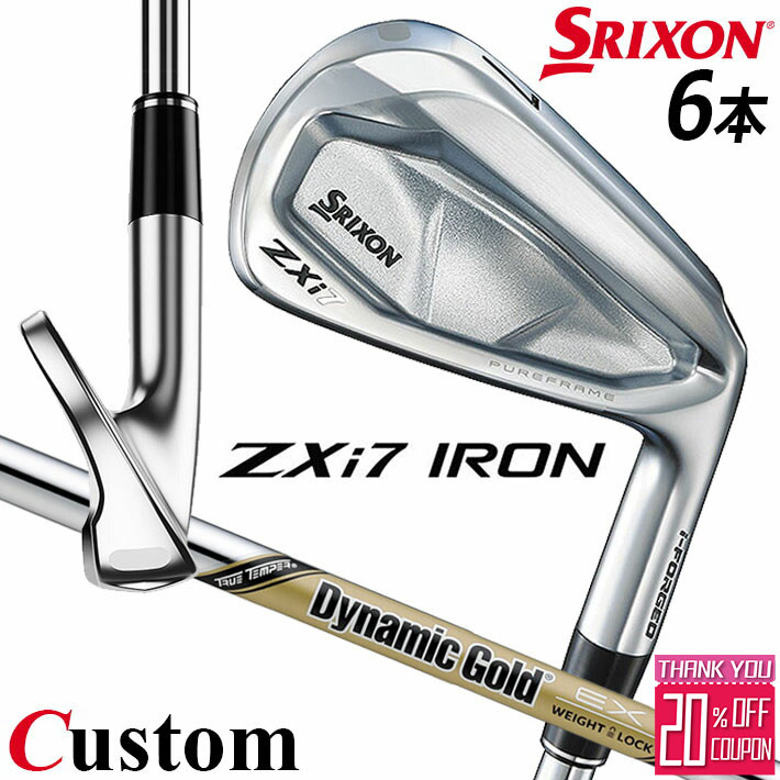 メーカーカスタムクラブ ダンロップ SRIXON ZXi7 右用 アイアン 6本セット(#5-PW) Dynamic Gold EX TOUR ISSUE スチールシャフト スリクソン 2025 日本正規品