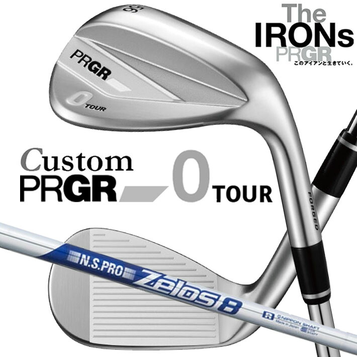メーカーカスタム プロギア 0 TOUR WEDGE 2026 ツアー ウェッジ 右用 N.S.PRO ZELOS 8 スチールシャフト PRGRメーカー正規カスタム 受注生産