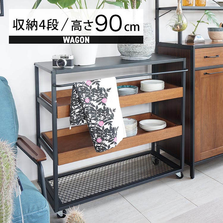 アンティークキッチンラック！オシャレなフタ付き^_^ 12-071-sp1.jpg