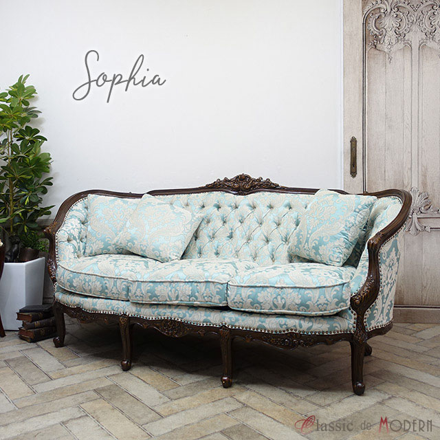 楽天市場】輸入家具 アンティーク ソファ フレンチ ロココ コンパクト