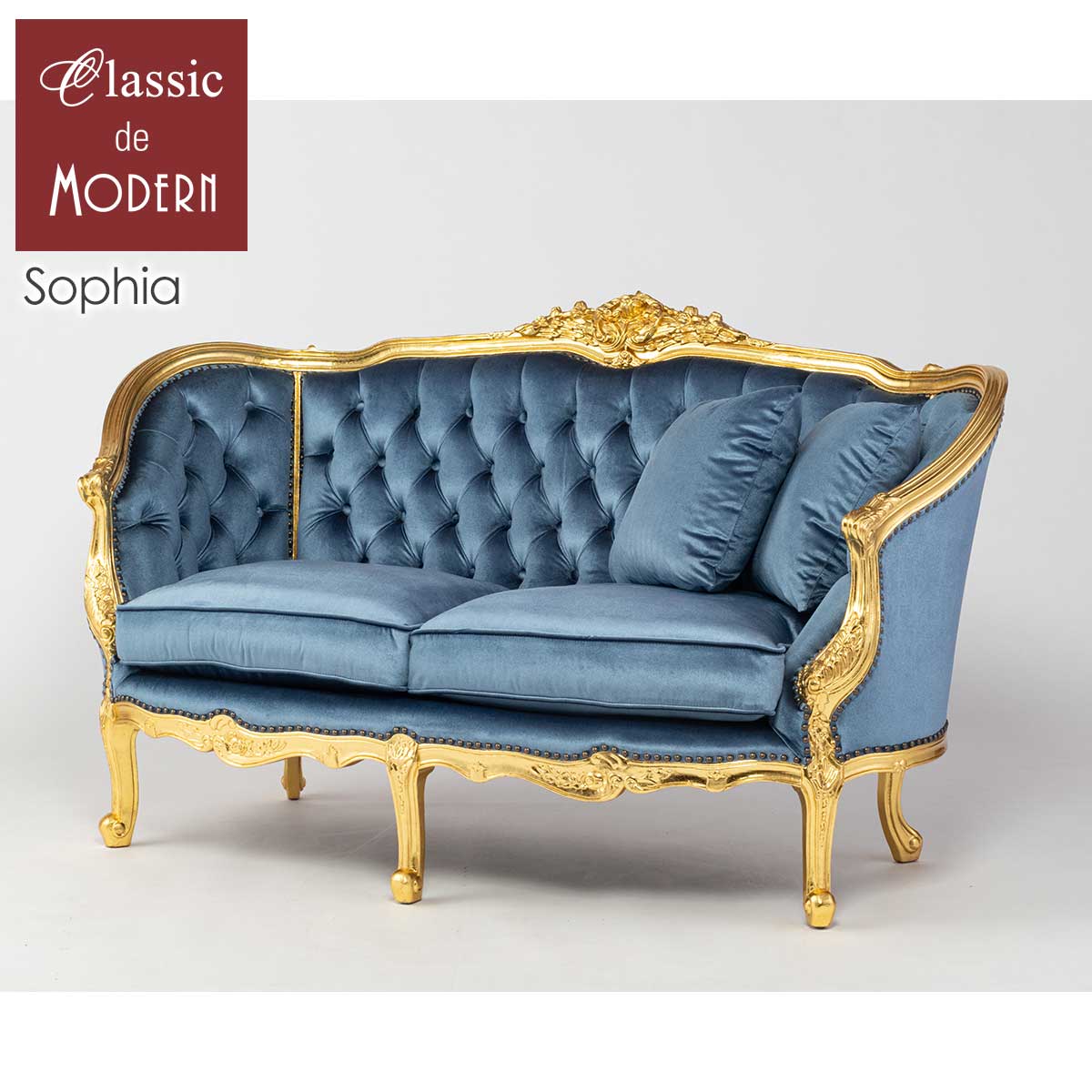 楽天市場】輸入家具 アンティーク ソファ ロココ ダブルソファ 二人