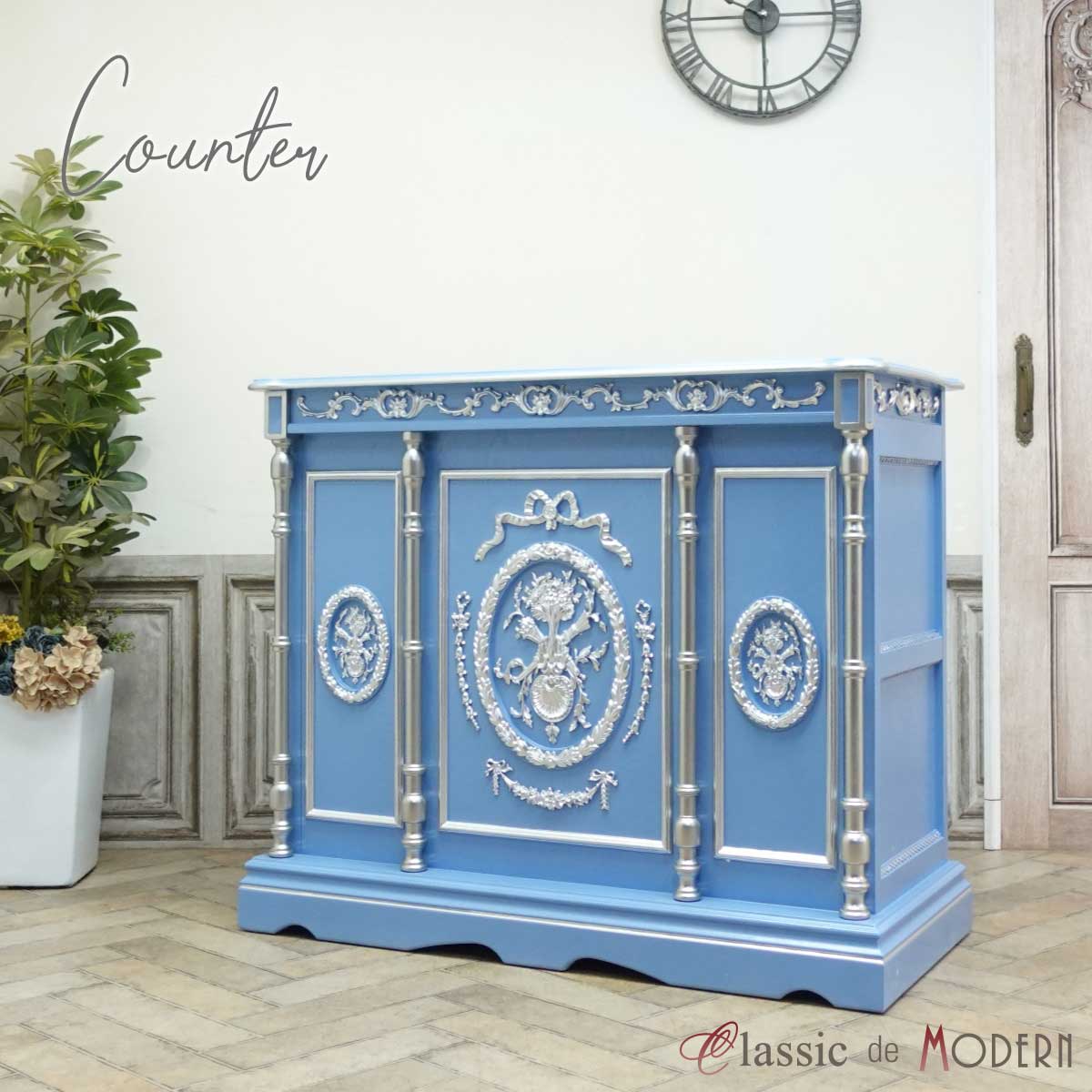 楽天市場】輸入家具 バーカウンター バーキャビネット カウンター