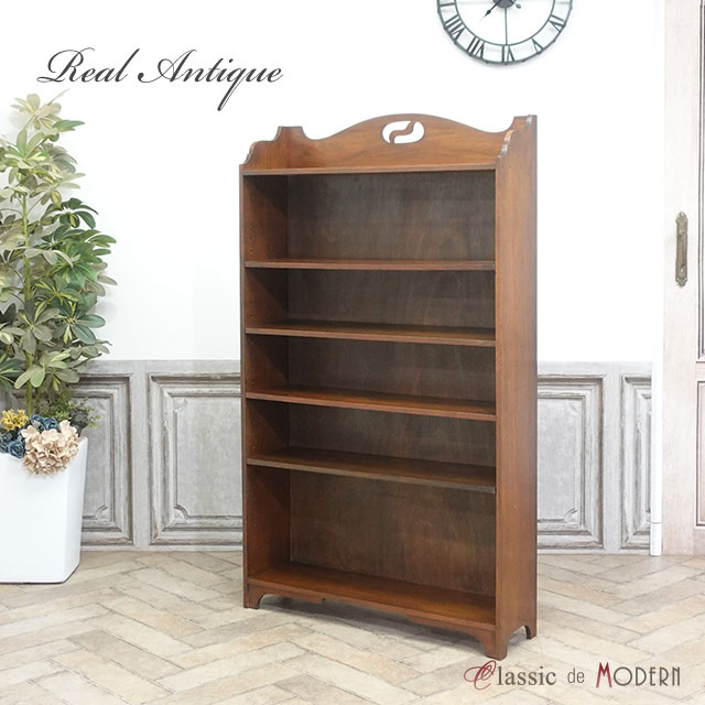 楽天市場】輸入家具 おしゃれ ブックケース アンティーク 本棚