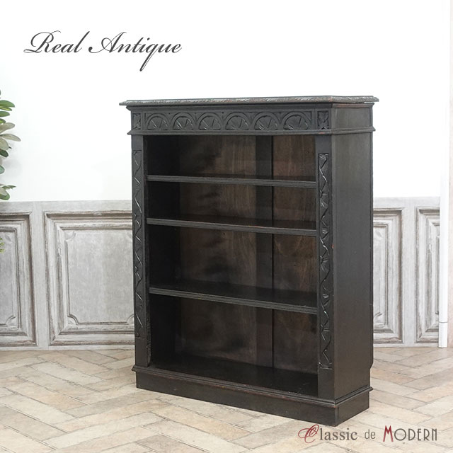 楽天市場】アンティーク ブックケース アンティーク家具 飾り棚