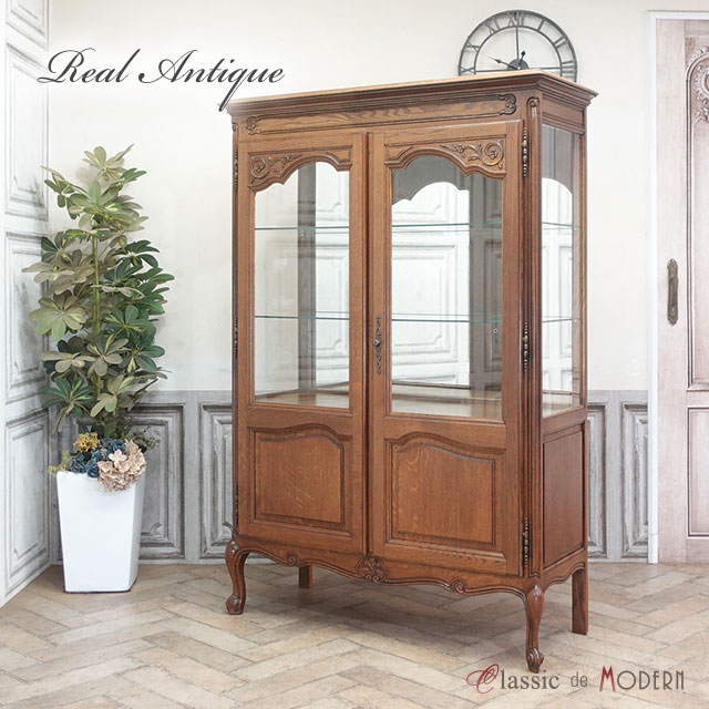 楽天市場】アンティーク キャビネット アンティーク家具 飾り棚 サイド
