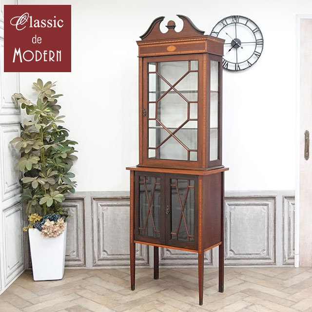 楽天市場】【送料無料】ウッドガラスショーケース/ブラック/北欧レトロ