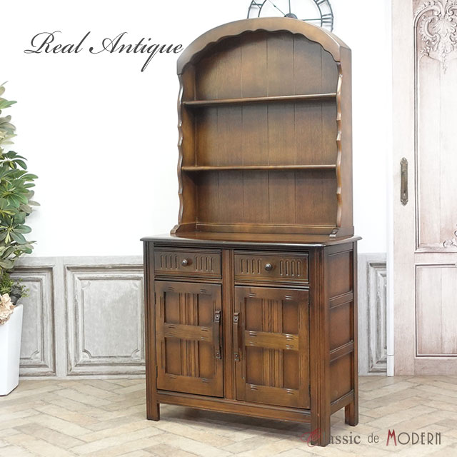 楽天市場】アンティーク キャビネット アンティーク家具 飾り棚