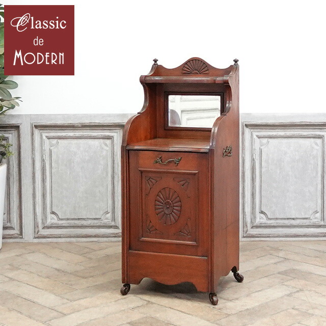 楽天市場】アンティーク 家具 コールボックス ダストボックス ゴミ箱