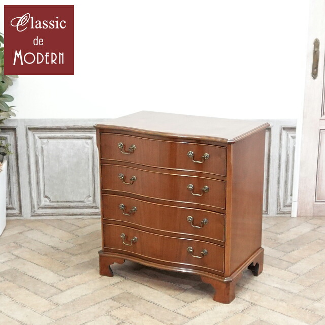 【昭和レトロ】アンティーク家具 6段洋服タンス チェスト 昭和レトロ ラタンチェスト 6段 引き出し箪笥 古家具 ビンテージ