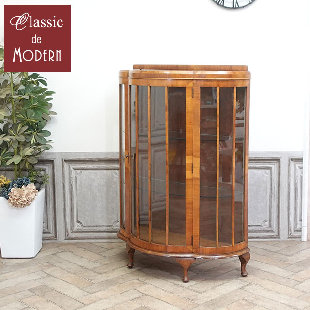 楽天市場】アンティーク キャビネット アンティーク家具 飾り棚 ショー