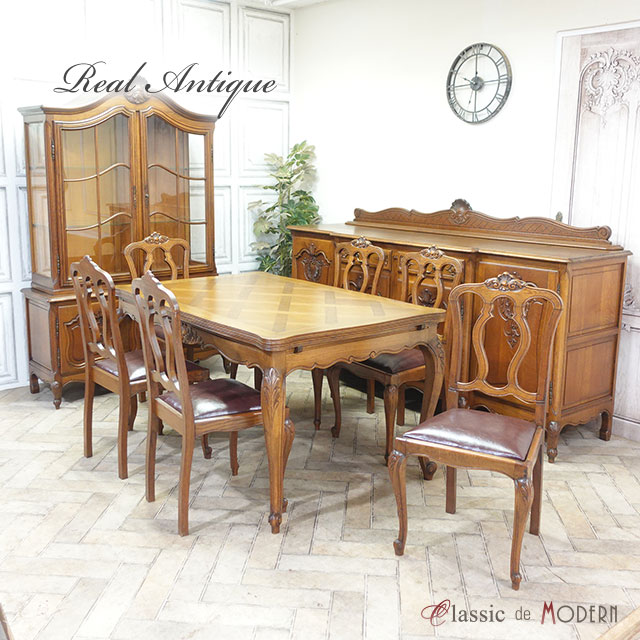 楽天市場】アンティーク ダイニングセット テーブル チェア