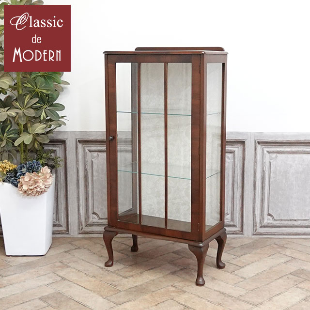 木製　ガラスケース ショーケース　アンティーク　ヴィンテージ ジャパンヴィンテージ ガラスショーケース ナラ材/Japanese Vintage